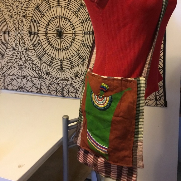 Fabric Stitched Velcro Handbags Purses Crossbody Bags Bundle - Picture 3 of 13